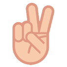 ✌️ Sinal de paz com a mão Emoji nos HTC
