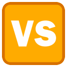 🆚 Señal “VS” cuadrada Emoji en HTC