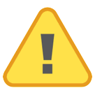 ⚠️ Warning Emoji on HTC Phones