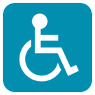 wheelchair-symbol Emoji htc