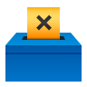 Ballot Box With Ballot on Icons8