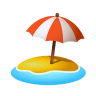 Beach With Umbrella on Icons8