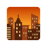 cityscape-at-dusk Emoji icons8