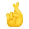 crossed-fingers Emoji icons8
