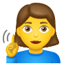 deaf-woman Emoji icons8