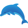 dolphin Emoji icons8