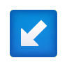 Down-Left Arrow on Icons8