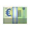 euro-banknote Emoji icons8