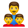 family-man-boy-boy Emoji icons8