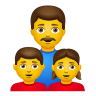 family-man-girl-boy Emoji icons8