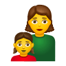 family-woman-girl Emoji icons8