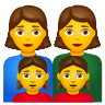 family-woman-woman-girl-girl Emoji icons8