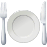 fork-and-knife-with-plate Emoji icons8