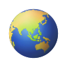 globe-showing-asia-australia Emoji icons8