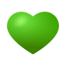 Green Heart on Icons8