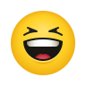 grinning-squinting-face Emoji icons8