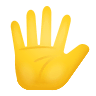 Hand With Fingers Splayed on Icons8