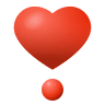 heart-exclamation Emoji icons8
