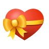 heart-with-ribbon Emoji icons8