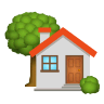 house-with-garden Emoji icons8