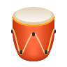 long-drum Emoji icons8