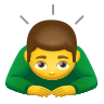 man-bowing Emoji icons8