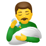 man-feeding-baby Emoji icons8