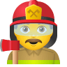 Man Firefighter on Icons8