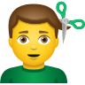 man-getting-haircut Emoji icons8
