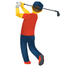 man-golfing Emoji icons8