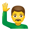 Man Raising Hand on Icons8