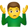 man-shrugging Emoji icons8