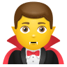man-vampire Emoji icons8