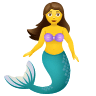 mermaid Emoji icons8