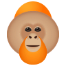 orangutan Emoji icons8