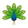 peacock Emoji icons8