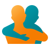people-hugging Emoji icons8