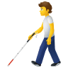 person-with-white-cane Emoji icons8