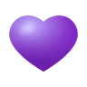 purple-heart Emoji icons8
