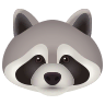 raccoon Emoji icons8