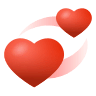 revolving-hearts Emoji icons8