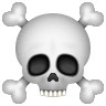 skull-and-crossbones Emoji icons8