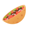 Stuffed Flatbread on Icons8