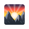 Sunrise Over Mountains on Icons8