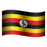 Flag: Uganda on Icons8