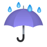 umbrella-with-rain-drops Emoji icons8