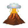 volcano Emoji icons8