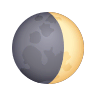 waxing-crescent-moon Emoji icons8