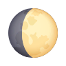 waxing-gibbous-moon Emoji icons8