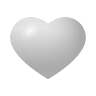 white-heart Emoji icons8